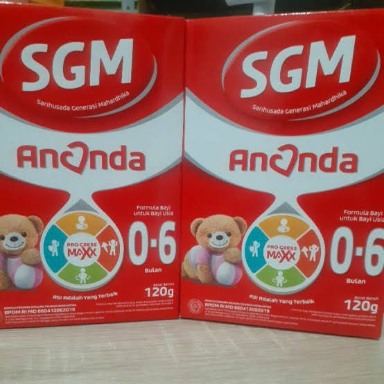 SGM Ananda 0-6 bulan Complinutri 120 gr dan 150 gr Susu SGM Bayi Baru Lahir