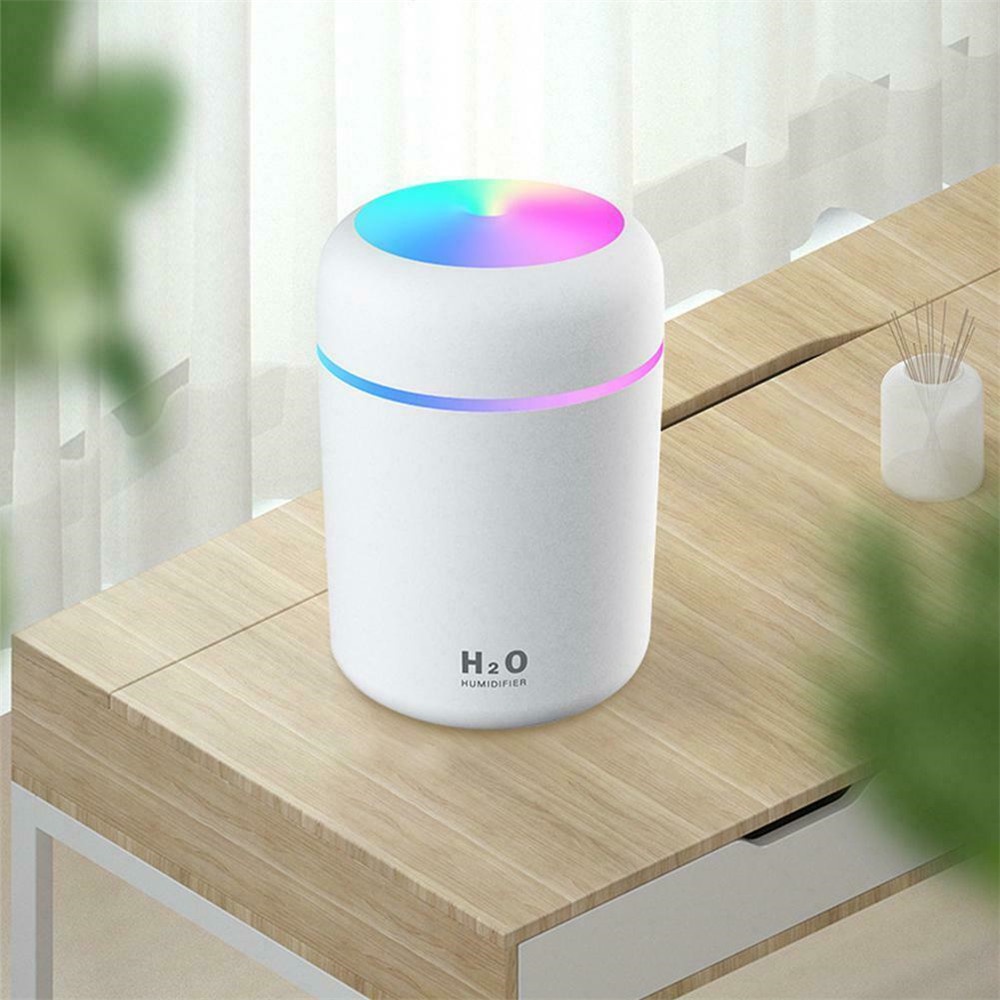 【COD Tangding】1PC Colorful USB Mini Car Humidifier Air Purifier Freshener Aroma Essential Oil Diffuser