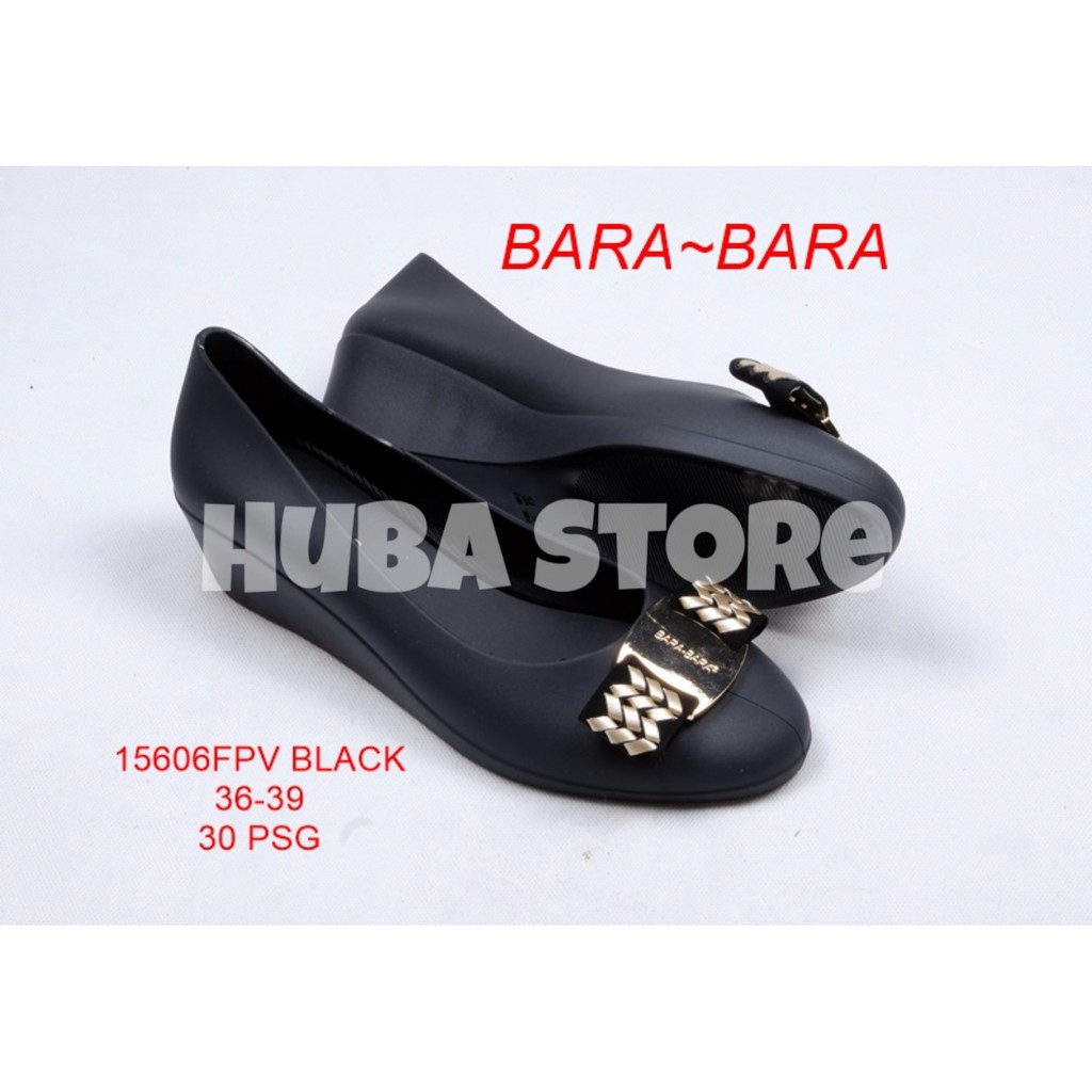 SEPATU WEDGES WANITA JELLY SHOES CEWEK IMPORT BARABARA 15606FPV