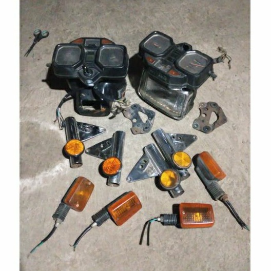 kepala set gl100 kepala set honda gl100 original second