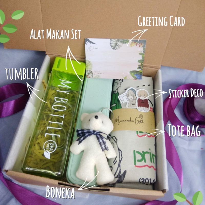 HAMPERS BOX TUMBLER / KADO ULANG TAHUN CEWEK COWOK ANAK / GIFT BOX / HAMPERS WISUDA