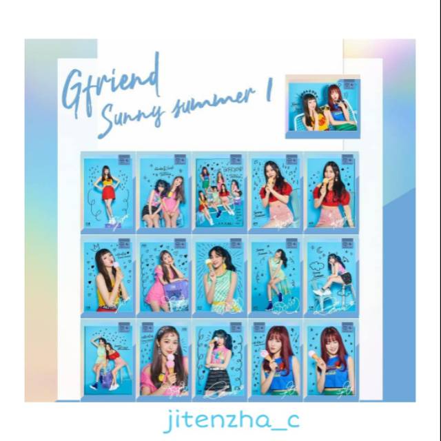 SIGNED POLAROID GFRIEND SUNNY SUMMER