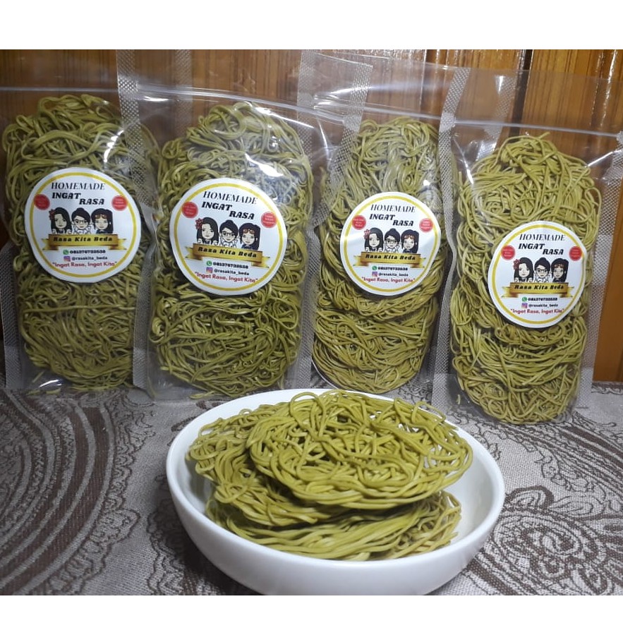 MIE HIJAU/ MIE BAYAM/ MIE SAYUR/ MIE SEHAT/ MIE ALAMI RASA KITA BEDA