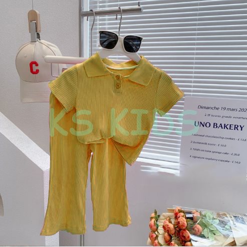 KS Kids - Setelan Anak Perempuan Stelan Anak Cewek Setcel Anak Rajut One Set Knit Anak Korean Style Kekinian Premium Terbaru Usia 3 - 10 Tahun