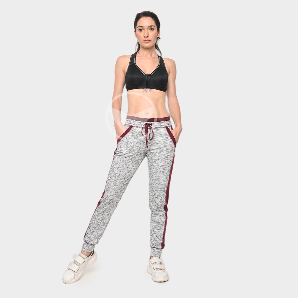 CELANA JOGER JOGGER PANTS WANITA CEWEK PANTS KEKINIAN No Boundaries Super Soft Ankle - Red