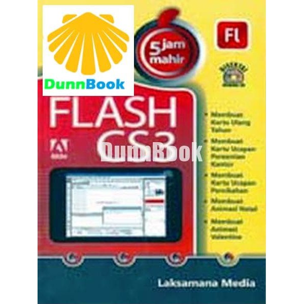 Mahir 5 jam - Adobe Flash CS3  - ORIGINAL