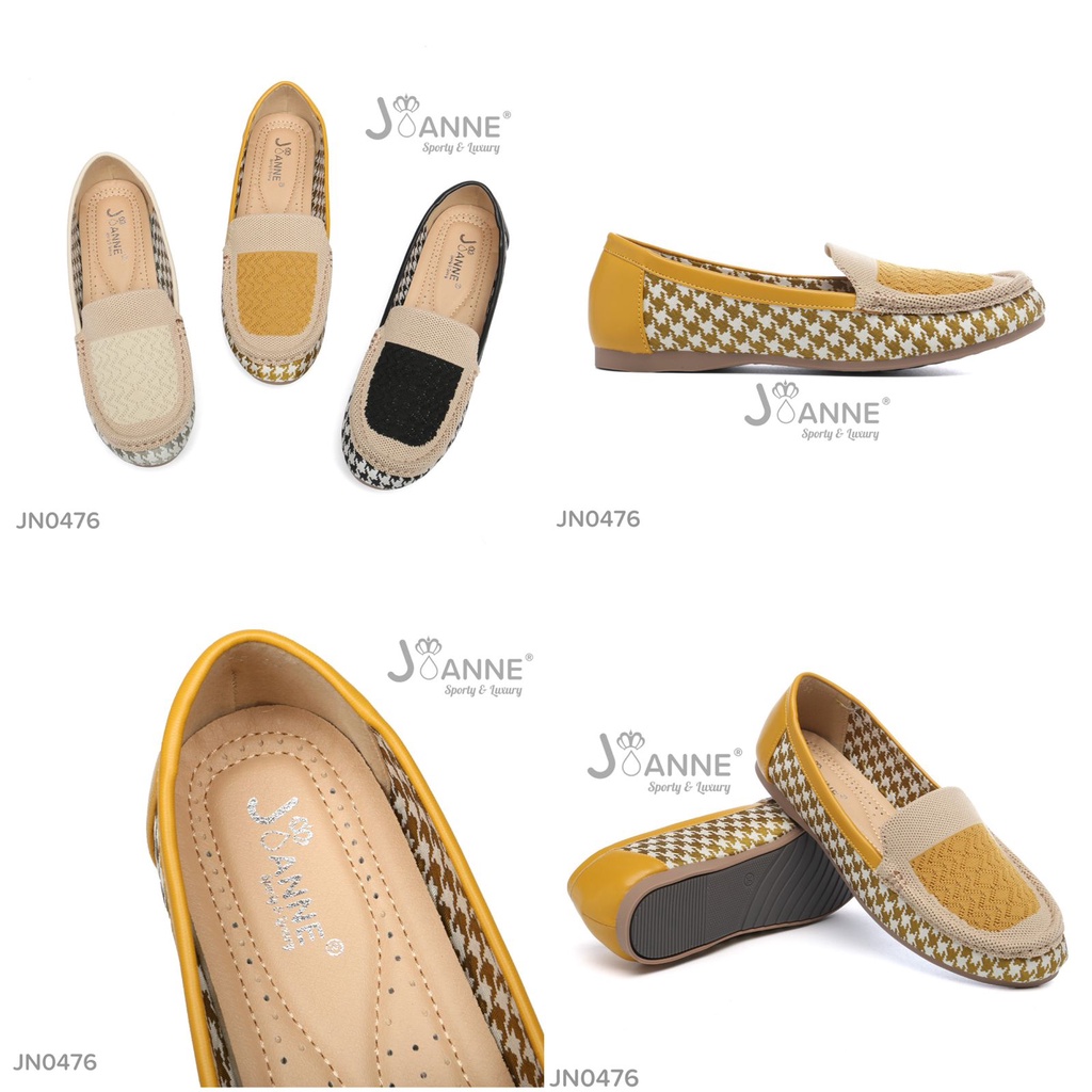 JOANNE Comfy Loafers Shoes #JN0476 ORIGINAL