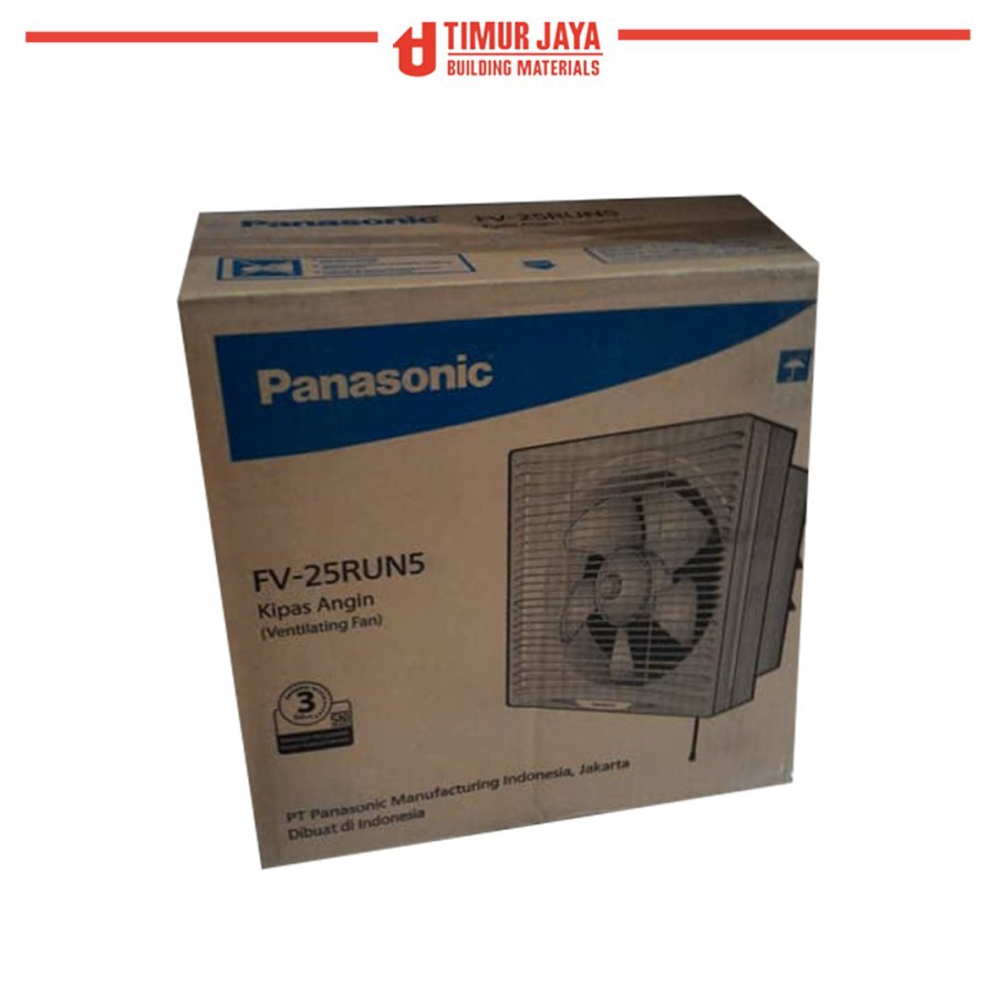 KIPAS ANGIN / EXHAUST FAN DINDING / TEMBOK FV-25RUN5 PANASONIC / PENDINGIN RUANGAN PANASONIC