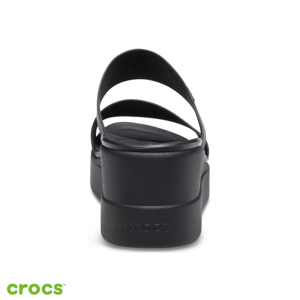 CROCS BROKLYN SLIDE / SANDAL WANITA / FASHION WANITA / FASHION KOREA - BLACK 206219-060