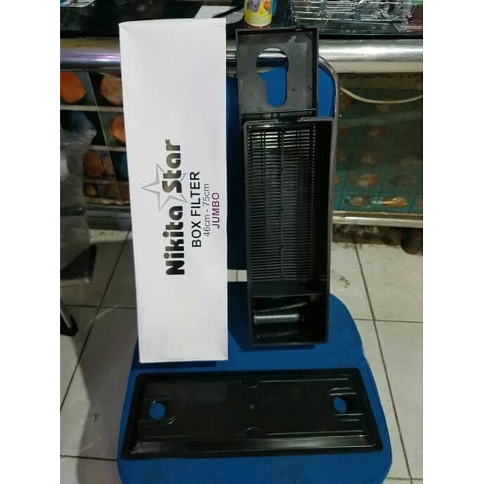 Box Filter Jumbo NIKITA 46-75cm / Kotak Penyaringan Aquarium