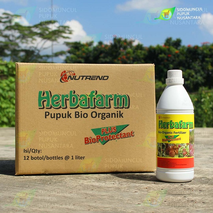 1 Karton Herbafarm Pupuk Organik Cair 1 Liter