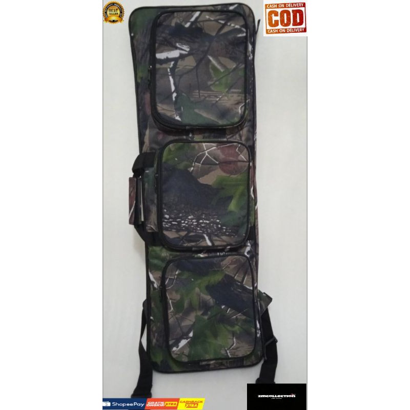 TAS SENAPAN ANGIN BULLPUP LARAS PANJANG MOTIP CAMO/GEJLUG