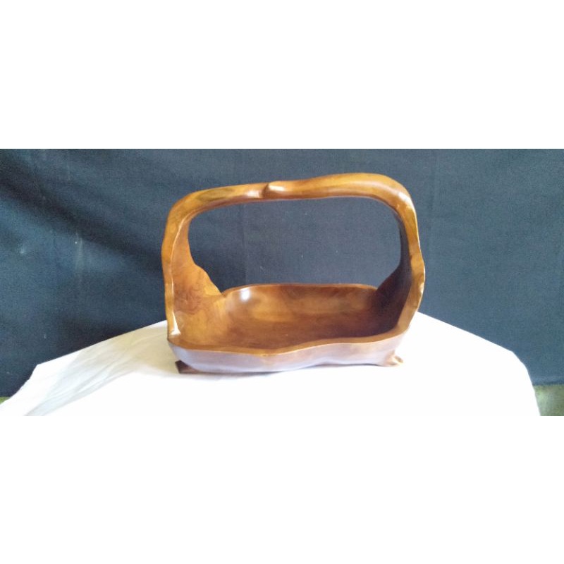 Keranjang Buah kayu jati