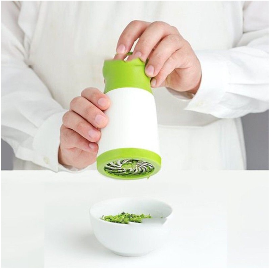 Penggiling Bumbu Herb Grinder Shredder Dengan Pisau Tajam Alat Potong Bawang dan Daun / Alat Masak Penggiling Dapur