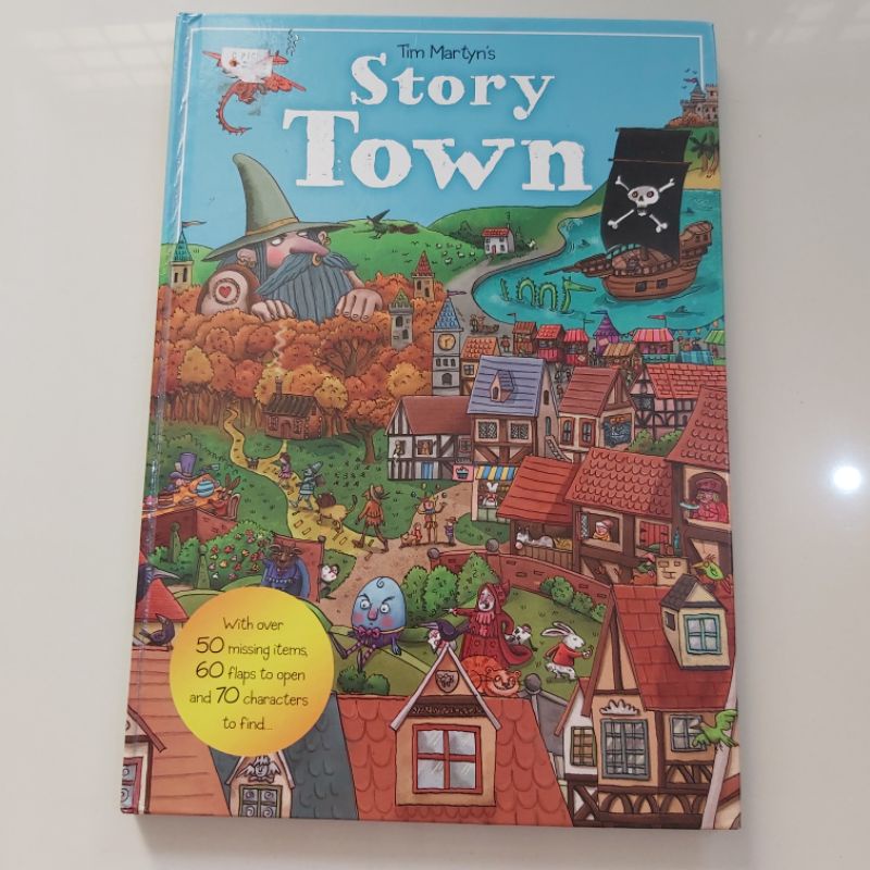 Buku cerita Anak Story Town lift the flap import bekas