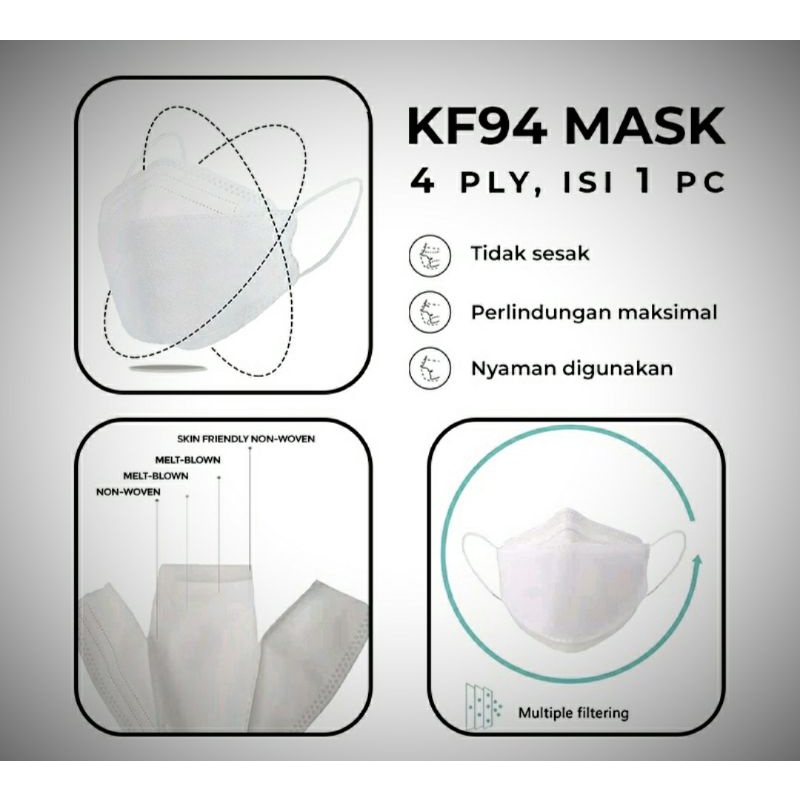Masker KF94 4Play Perlindungan