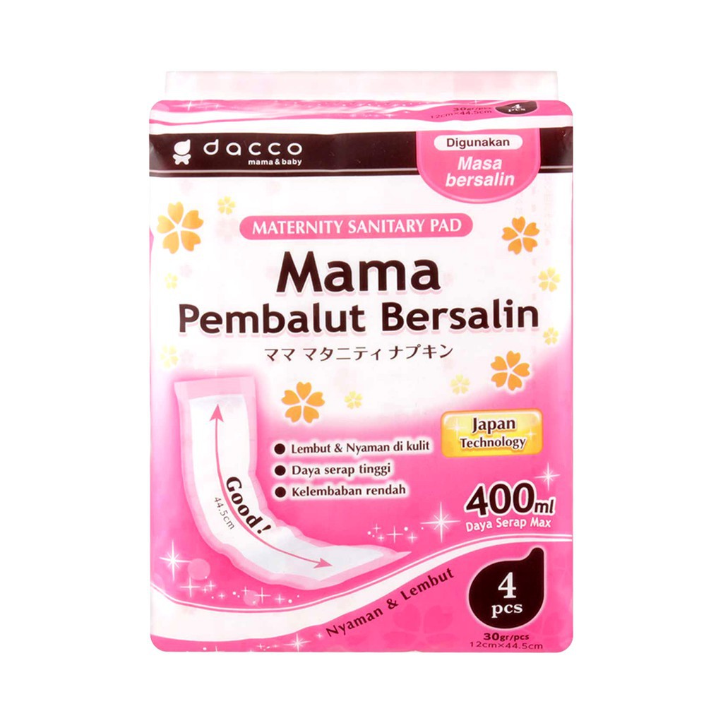 Dacco Mama Pembalut Bersalin 4 pcs Maternity Sanitary Pad