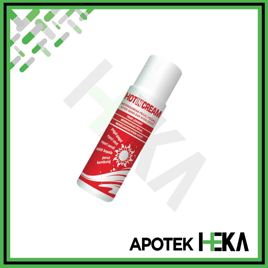 Hot In Cream Botol Putih 120 ml - Krim Pegal Nyeri Otot (SEMARANG)