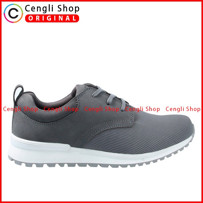 SEPATU SNEAKER PAKALOLO PRIA ORIGINAL CASUAL SPORT GREY PB03