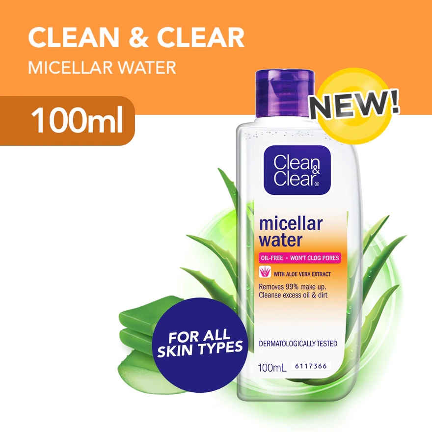 CLEAN &amp; CLEAR MICELLAR WATER - 100ML