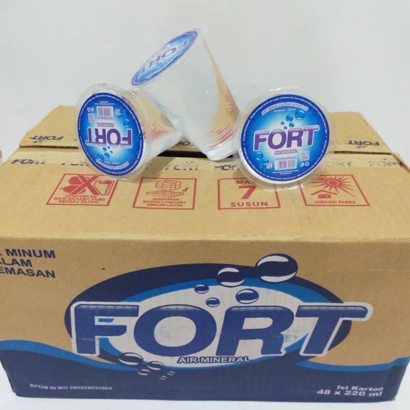 

Fort Air Mineral Gelas Cup 220 ml
