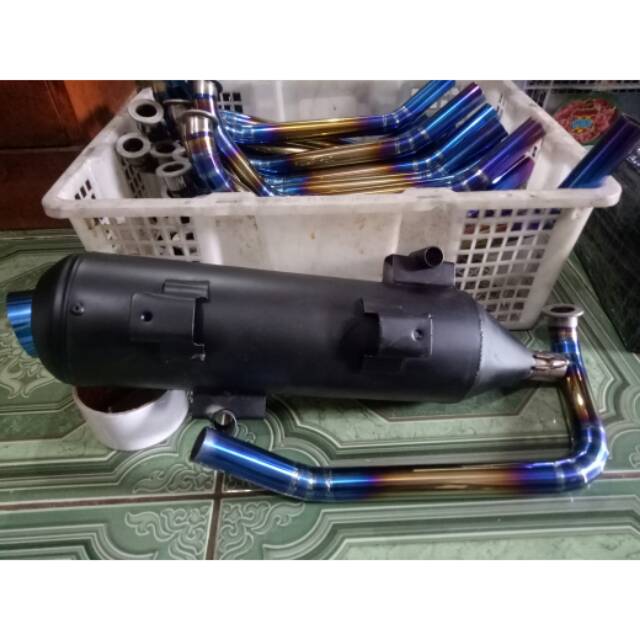 Kenalpot Setandar bobok matic beat scoopy varled pnp arm sekywave