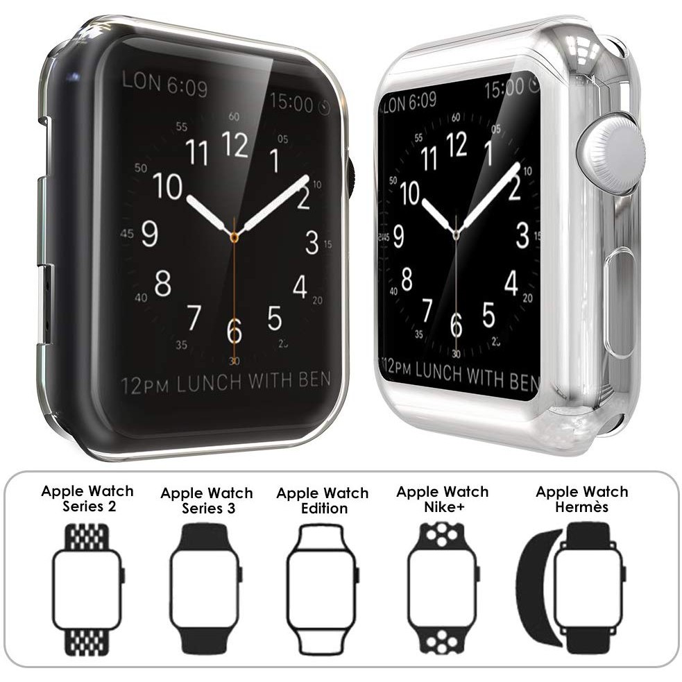 Soft Case iWatch Protective  Watch 1 2 3 4 5 44mm 42mm 40mm 38mm FULL TPU Color Iwo Smartwatch