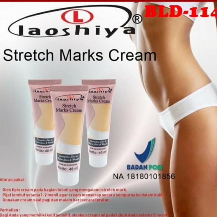 POPULER LAOSHIYA STRETCH MARK CREAM LAOSHIYA CREAM BPOM 