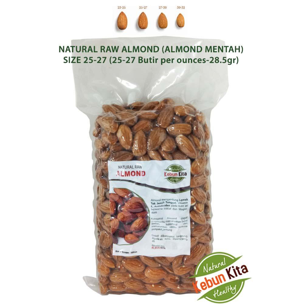 

Almond Mentah Organik 500gr | Natural Raw Almond Organic