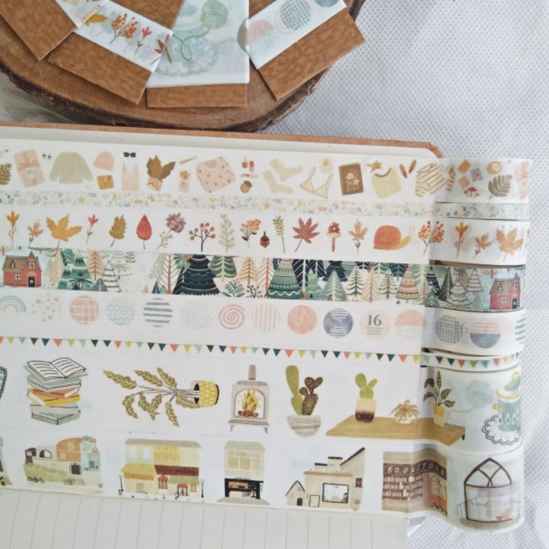 

[ 50 CM Washitape motif lucu vintage Sample Share ]