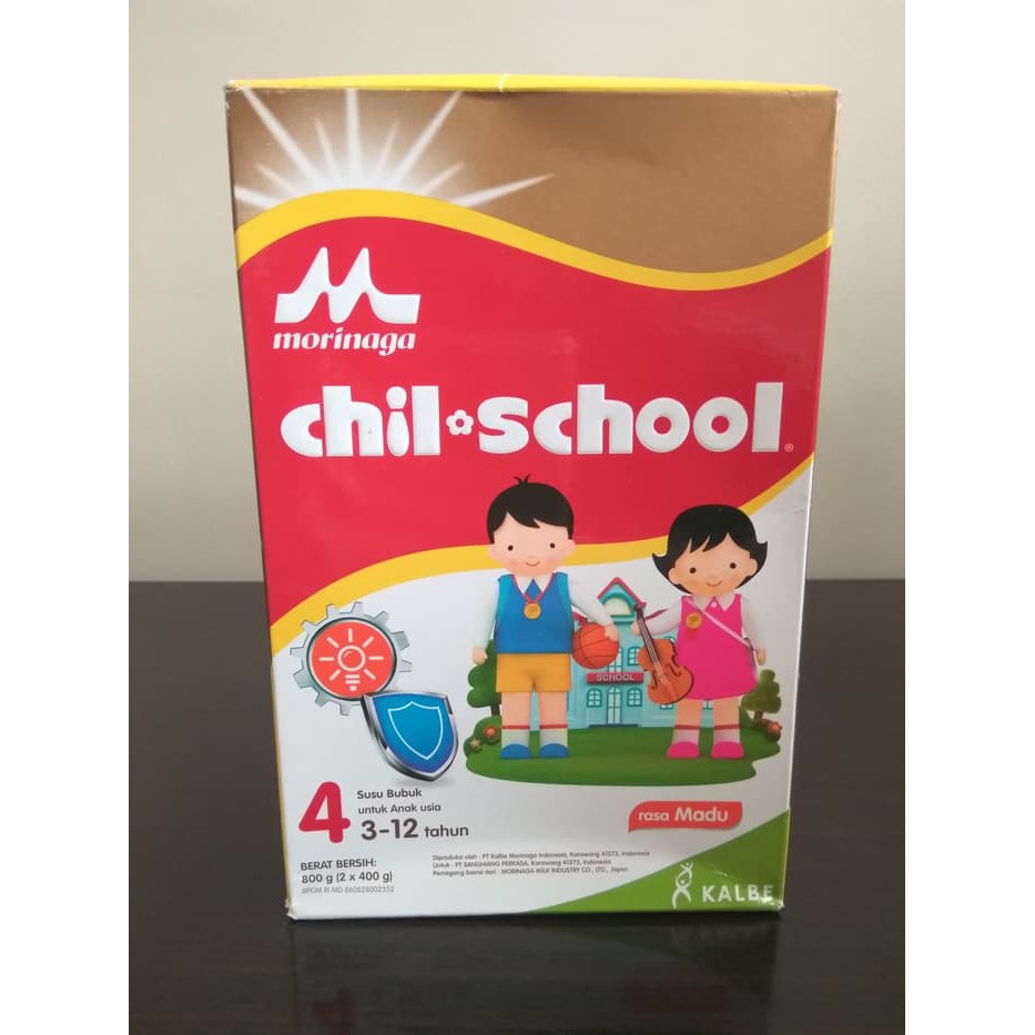 SUSU MORINAGA CHILSCHOOL USIA 3-12TAHUN RASA VANILA/MADU  800G