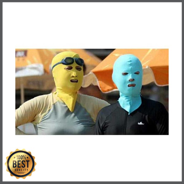 TG-PR020 Facekini Topi Topeng Renang Full Face Sun Block