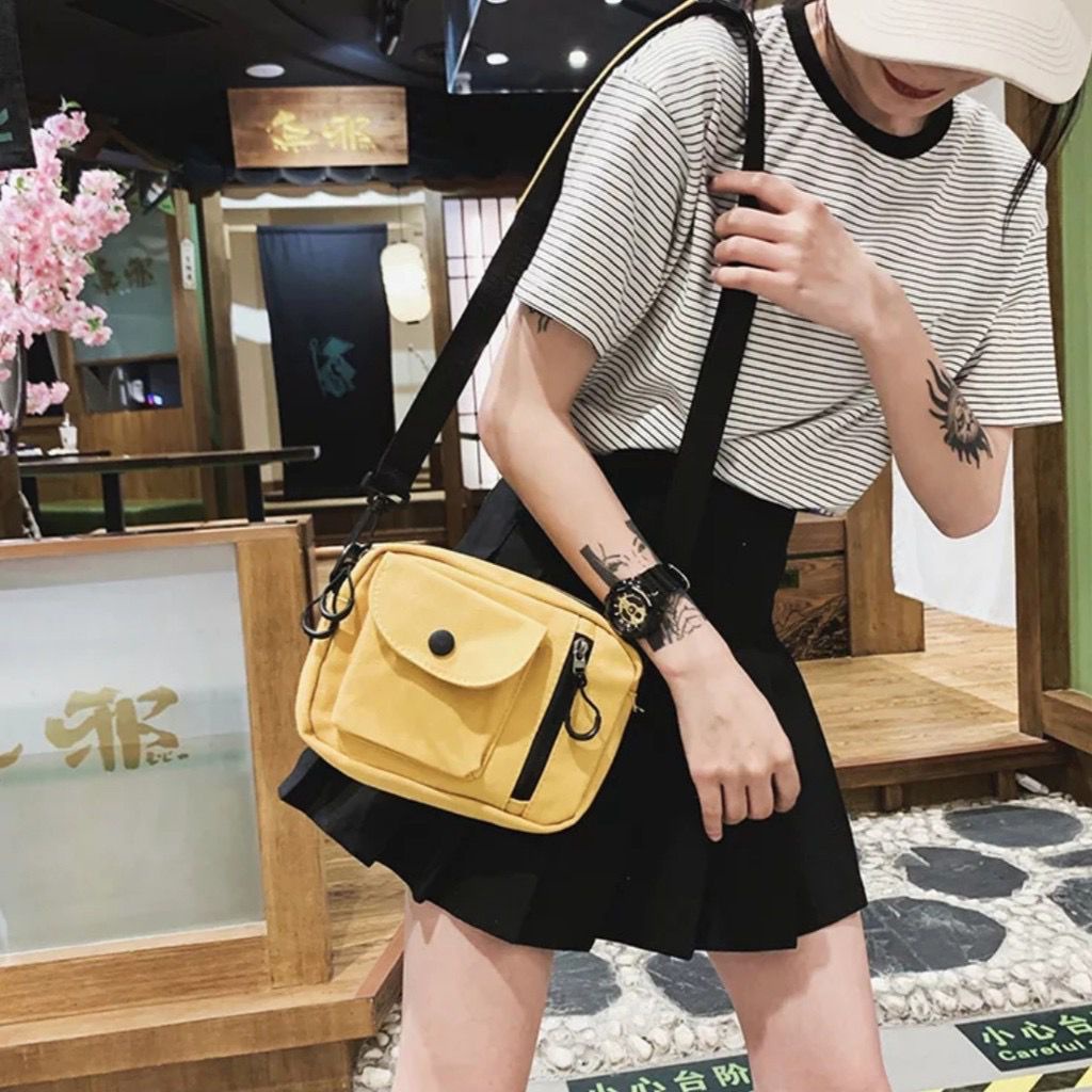 TASMINIKU - Melvin Tas Selempang Sling Bag swag harajuku tas hangout