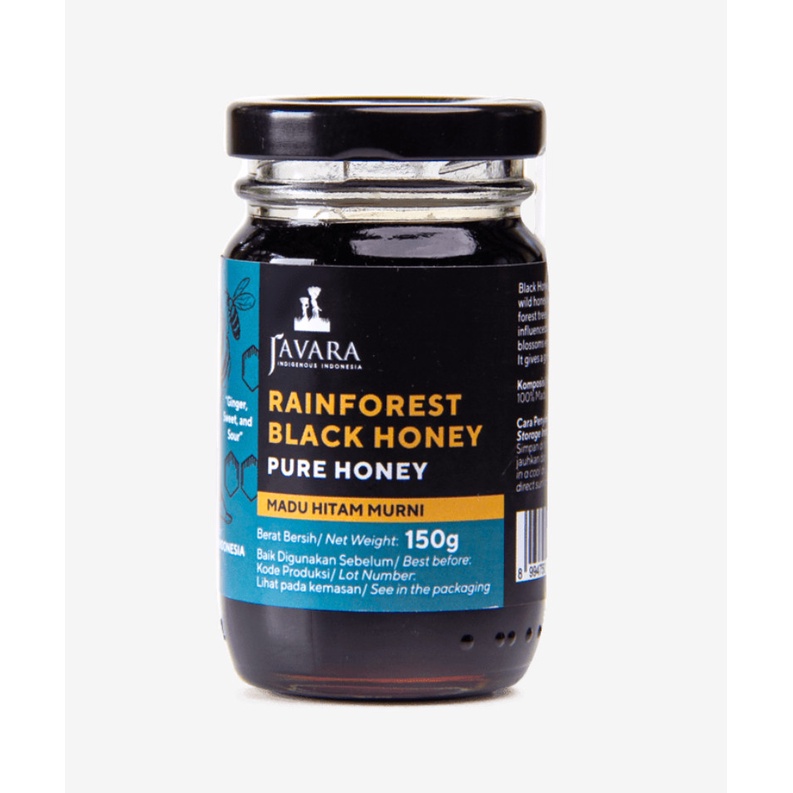 

madu hitam hutan rainforest black pure honey javara 150