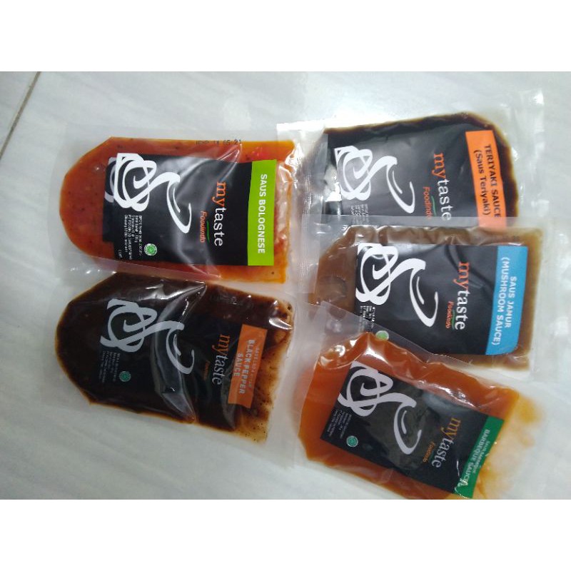 

My taste saus BBQ - Lada Hitam - Saus Jamur - teriyaki - bolognese