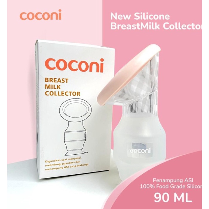 Coconi Breastmilk Collector | Botol Silikon Penampung ASI FREE Tutup