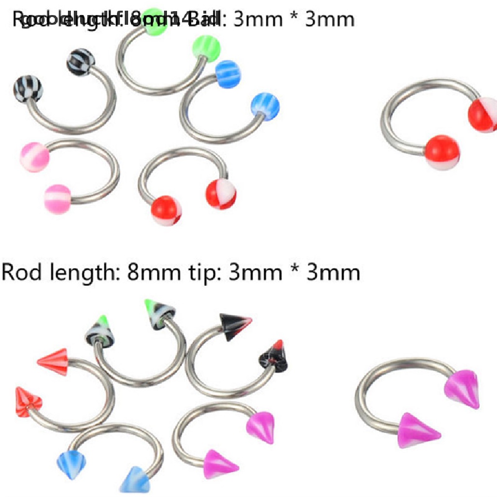 [OOID] 105PCS Wholesale Bulk lots Body Piercing Eyebrow Jewelry Belly Tongue Bar Ring ID