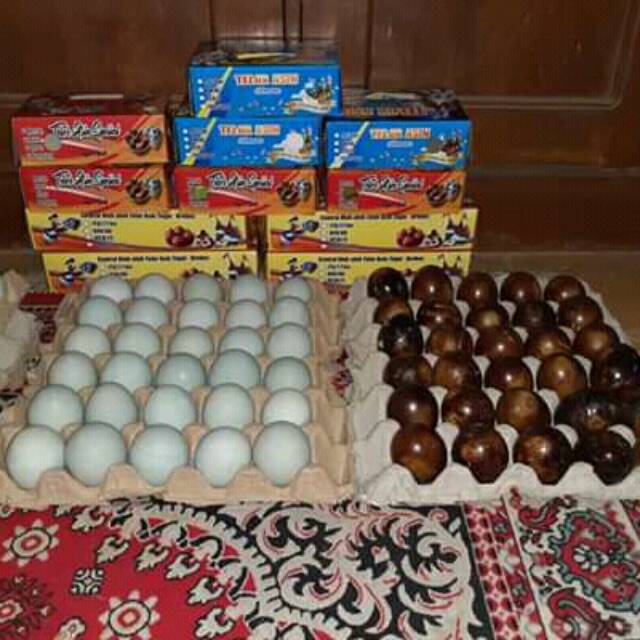 

Telor asin original dan telor asin bakar, 10 pcs