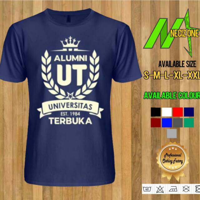 Kaos Alumi UT Universitas Terbuka Est 1984