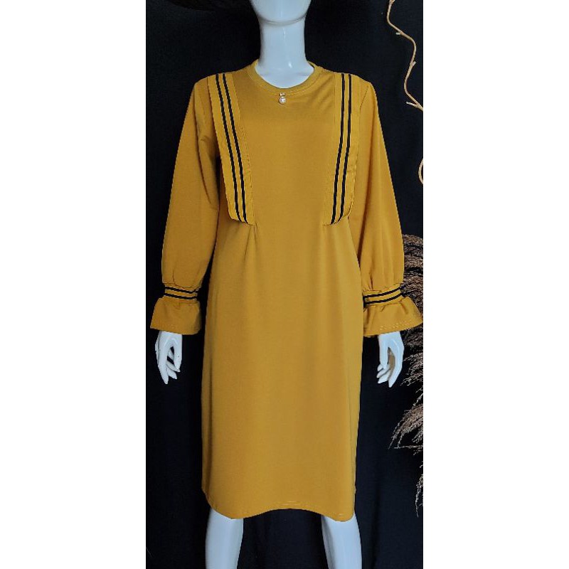 Tunik warna mustard