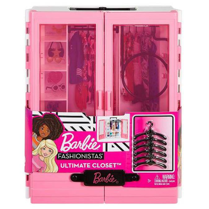 Barbie Fashionistas ultimate closet -  Lemari Barbie Lemari pakaian [Original]