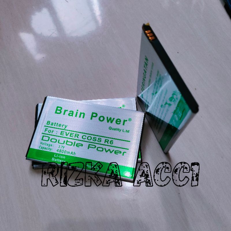 Baterai Batre Evercoss Cross R6 U55 Winner Y Selfie Brain Power Battery Hp