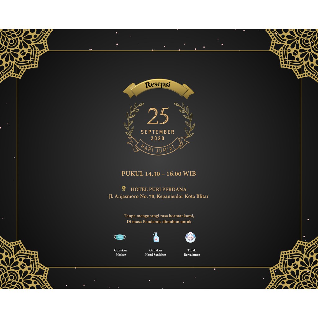 Undangan Digital Video Pernikahan Tema Jawa Elegant