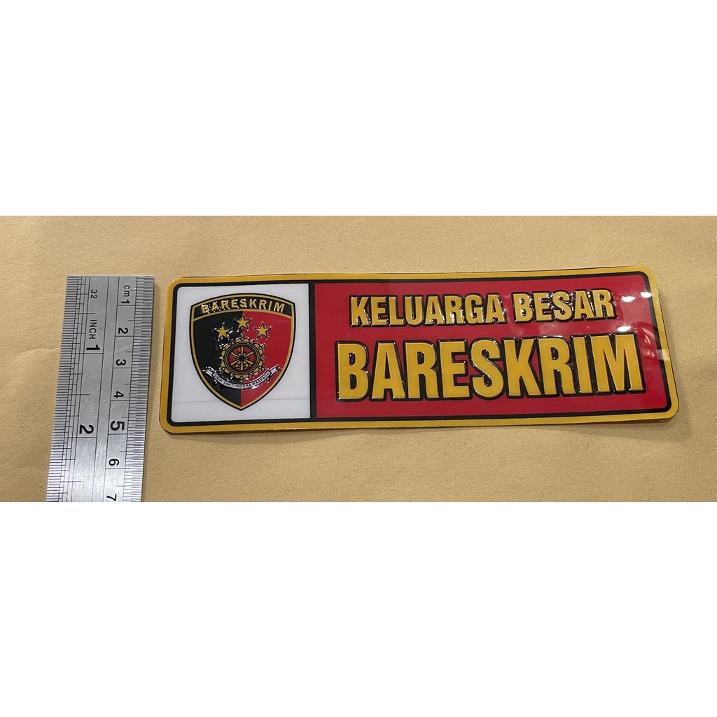 Sticker Bareskrim (Pjg)  - Stiker Bareskrimum - Sticker Mobil - Stiker- Panjang