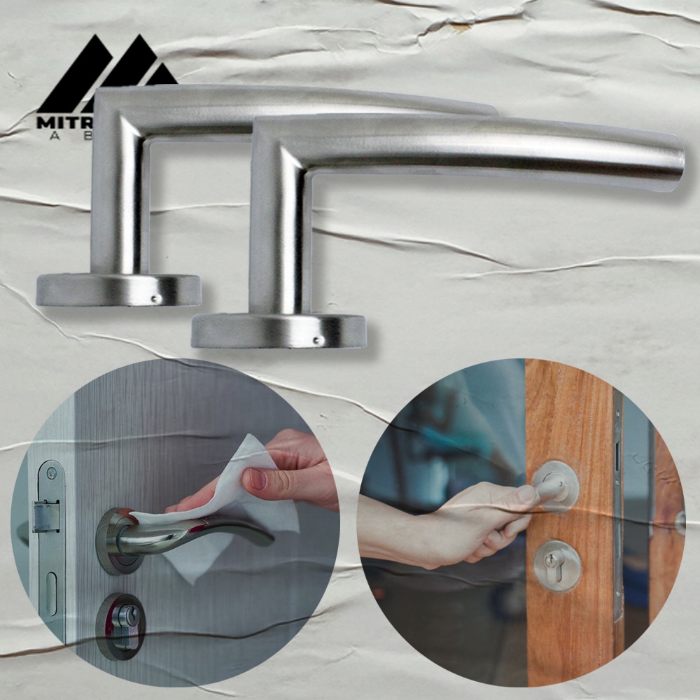 Kunci Pisah Premium l Handle Misah Gagang Pintu Premium Rosette Stainless SUS 304