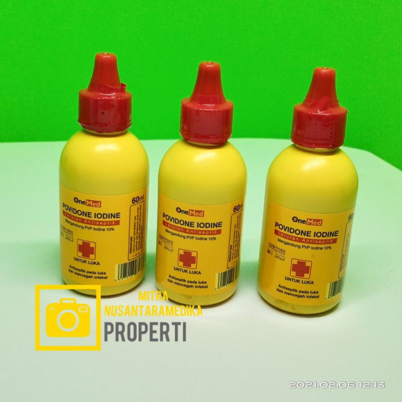 Povidon iodine Onemed 60ml Obat Luka Obat merah