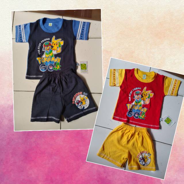 Setelan balita Pokemon Go 1-2thn Eskimo Kids