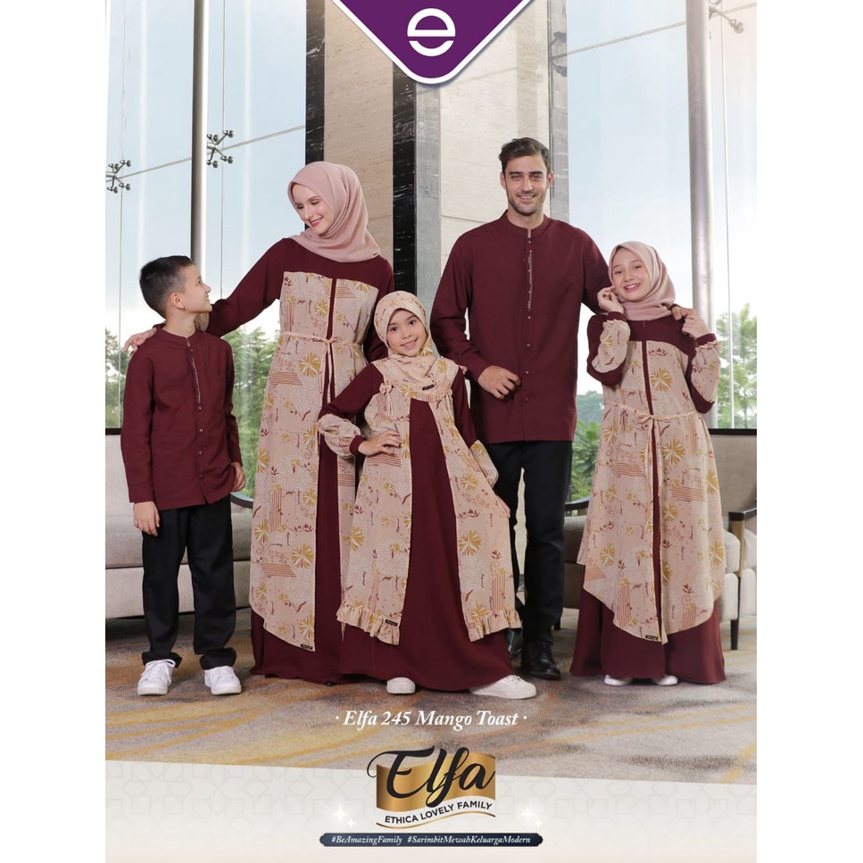 ELFA 245 MANGO TOAST ETHICA ORIGINAL KOKO DEWASA KAHFI 226 GAMIS DEWASA KAGUMI 253 MANGO TOAST KOKO 