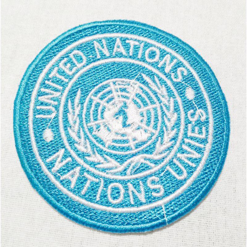 BORDIR LOGO UN ATRIBUT NAMA SERAGAM TNI AL