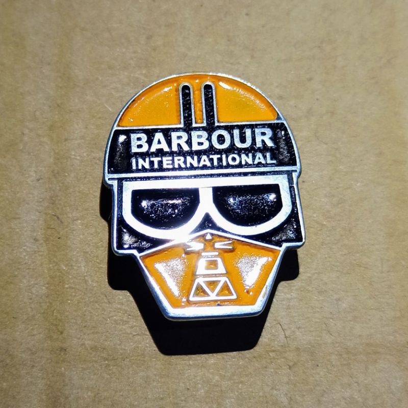 Pin barbour international  jacket jas biker Darth Vader star wars